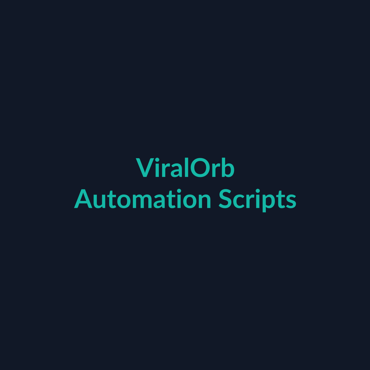 Automation Scripts Bundle hero image