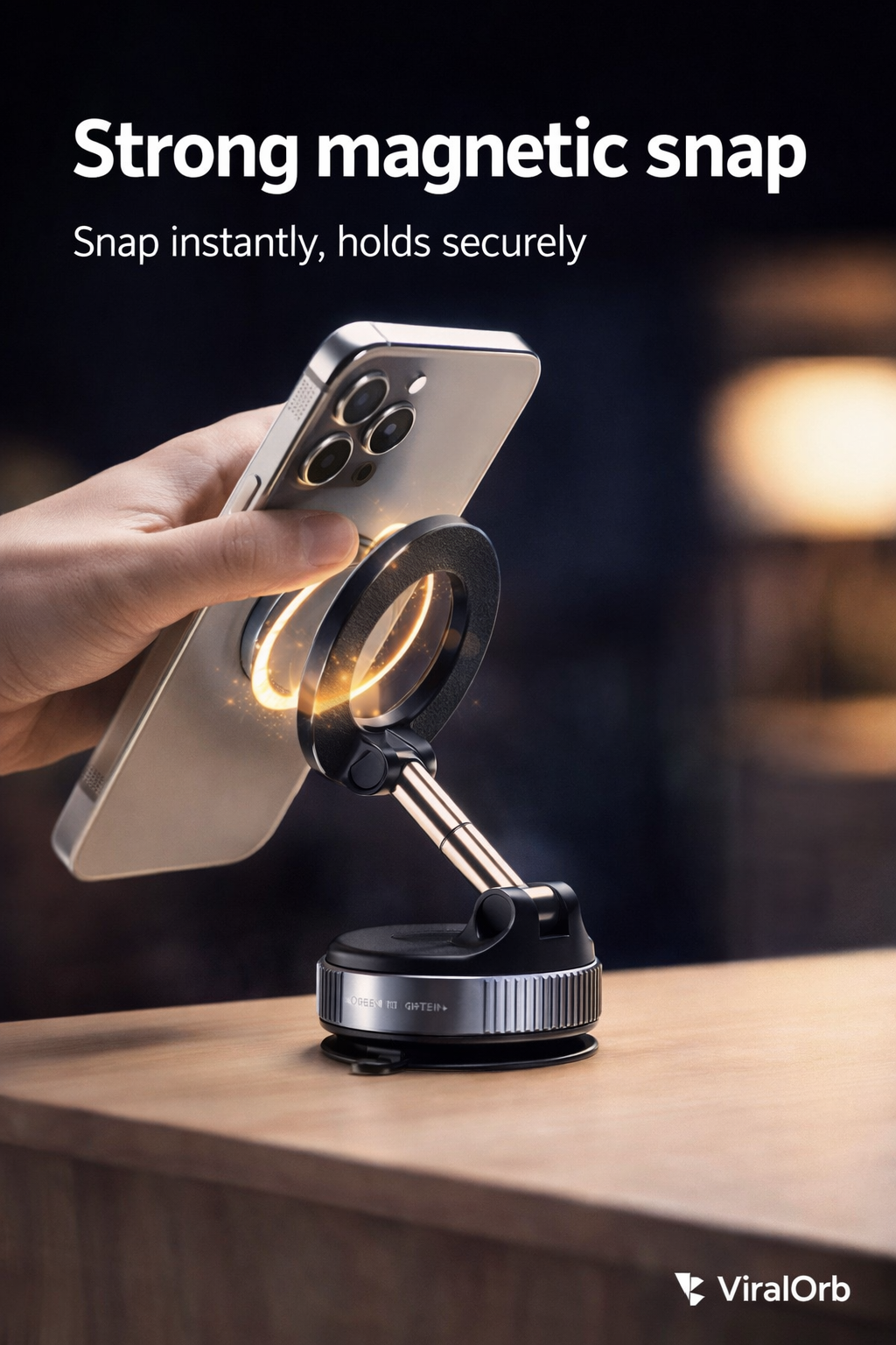 Magnetic Hands-Free Phone Stand