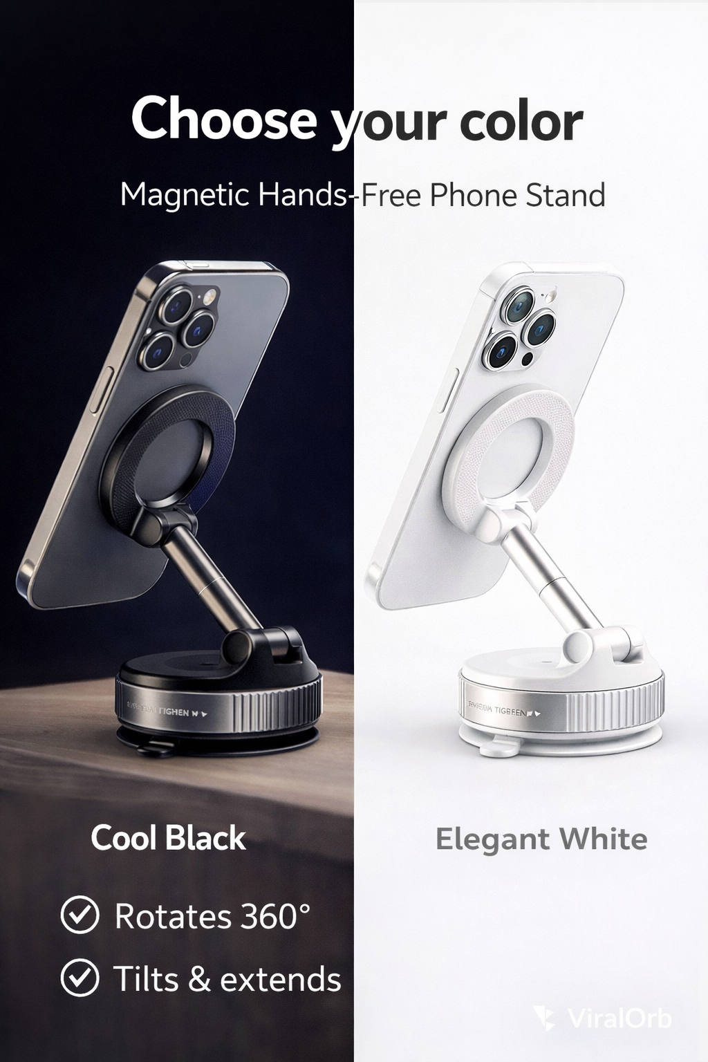 Magnetic Hands-Free Phone Stand