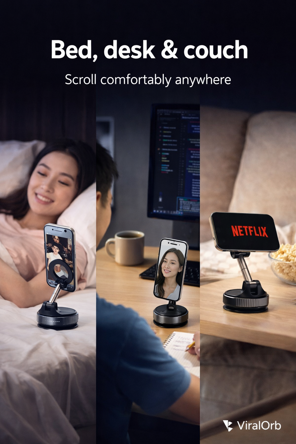 Magnetic Hands-Free Phone Stand